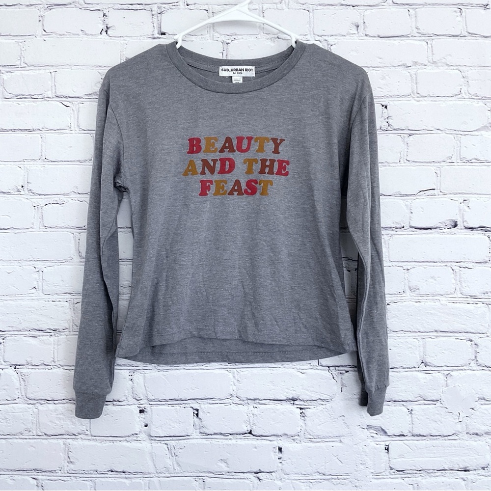 New Sub_Urban Riot Long Sleeve Beauty and the Feast Thanksgiving Size XL